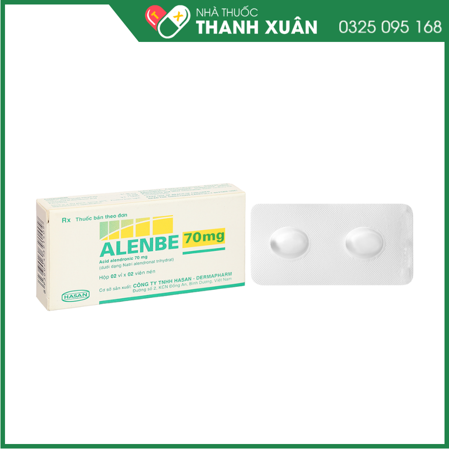 Alenbe 70mg trị loãng xương ở phụ nữ sau mãn kinh